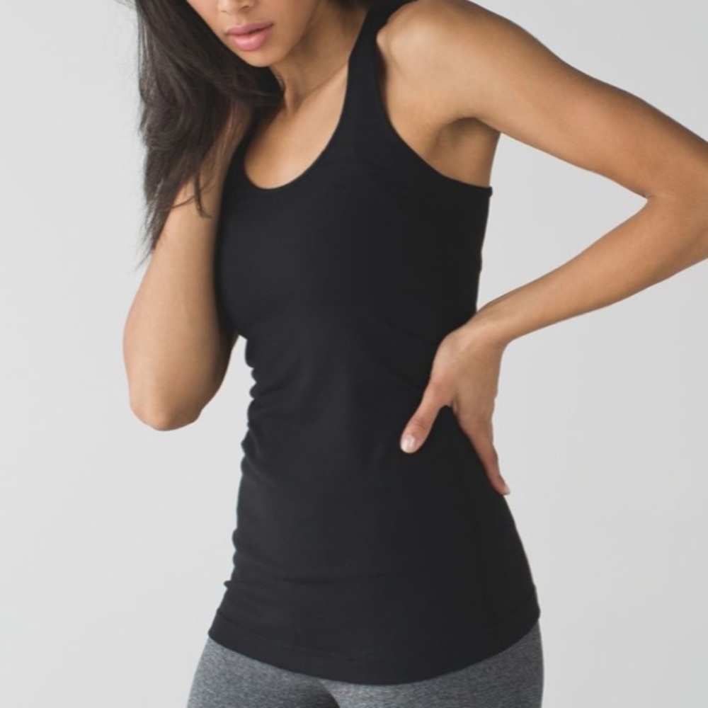 Lululemon Cool Racerback Black sz 4